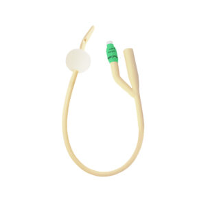 TruCath® Silicone-Elastomer Coated Latex Foley Catheter, 14 FR / 5 ml. Balloon / Coude #LC1410