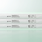 Nano Banana 2 - Ultra clean medical product showcase of catheter packaging on a white and soft green_1