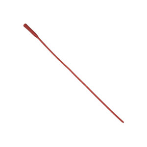 TruCath® Red Rubber Intermittent Urethral Catheter – 10 FR, 16" Length #RR10