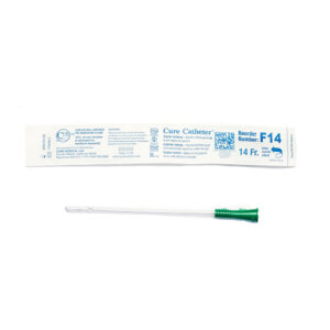 Cure™ Female Straight Tip Catheter – 14 FR, 6" #F14