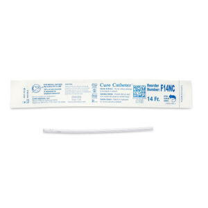 Cure™ Female Straight Tip Catheter – 14 FR, 6" No Connector #F14NC