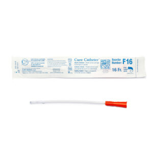 Cure™ Female Straight Tip Catheter – 16 FR, 6" #F16