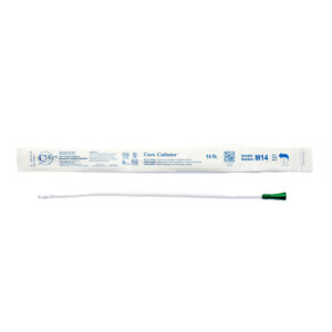 Cure™ Male Straight Tip Catheter – 14 FR, 16" #M14