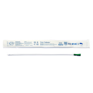 Cure™ Male Coudé Tip Catheter – 14 FR, 16" #M14C