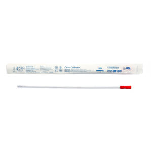 Cure™ Male Coudé Tip Catheter – 18 FR, 16" #M18C