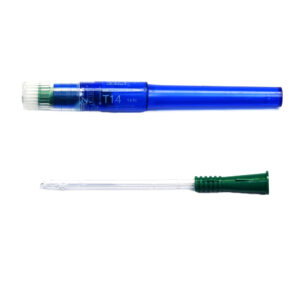 Cure™ Female Straight Tip Twist Pre-Lubricated Catheter – 14 FR, 6" #T14
