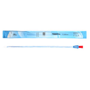 Cure™ Male Coudé Tip Pre-Lubricated Catheter – 18 FR, 16" #ULTRAM18C