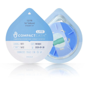 COMPACTCATH LUBRICATED INTERMITTENT URINARY CATHETER, STRAIGHT TIP, 10 FR