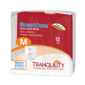 Tranquility® SmartCore® Disposable Briefs, Medium (Case of 96)