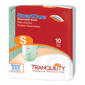 Tranquility® SmartCore® Briefs, Small, 10/Bag