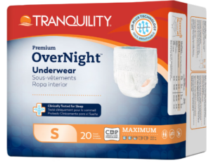 Tranquility® Premium OverNight™ Underwear Small/Youth X-Large 22" - 36" 20 per Bag #2114