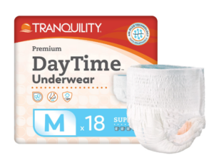 Tranquility® Premium DayTime™ Underwear Medium 34" - 48"  18 per Bag #2105