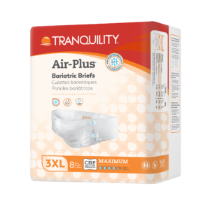 Tranquility® Air-Plus® Bariatric Briefs 3XL – Bag of 8