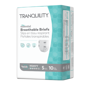 Tranquility Essential® Breathable Briefs – Heavy #2744, Small – 100/Case