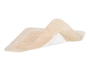 DermaRite ComfortFoam Lite Thin Bordered Foam Dressing w/Soft Silicone Adhesive 2" x 2" Sterile - Box of 10 - #47220