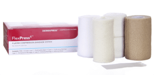 DermaRite FlexPress4 Four Layer Compression Bandage System Sterile - Box of 1 - #79000