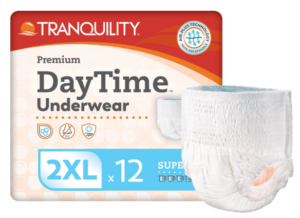 Tranquility® Premium DayTime™ Underwear 2XL/Bariatric 62" - 80" 12 per Bag #2108