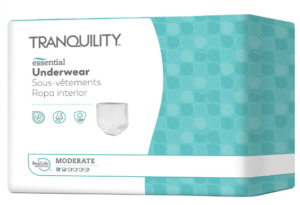 Tranquility Essential® Underwear - Moderate Small/Youth X-Large 22" - 36" 25 per Bag 2974-100