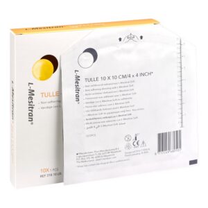 L-Mesitran® Tulle Honey Wound & Burn Dressing 4 x 4 Inch Sterile Box of 10