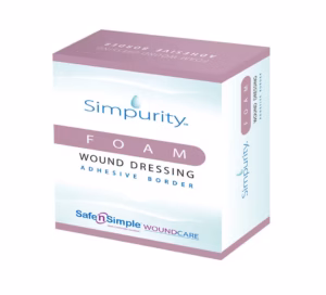 Safe n' Simple Foam with PU Border 4" x 5", Box of 12 - SNS72320