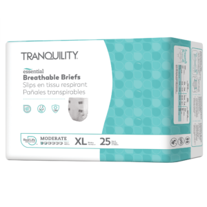 Tranquility® Essential Breathable Briefs – Moderate, X-Large, 25/Bag