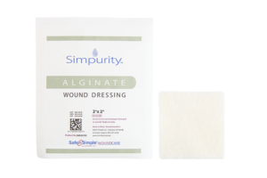 Safe n' Simple Alginate 2" x 2", Box of 10 - SNS50702