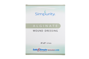 Safe n' Simple Alginate 4 " x 5", Box of 10 - SNS50720