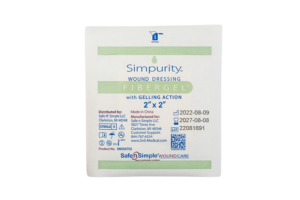 Safe n' Simple Fibergel 2" x 2", Box of 10 - SNS56702