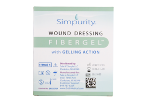 Safe n' Simple Fibergel 4" x 4", Box of 10 - SNS56704