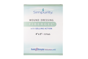Safe n' Simple Fibergel 4" x 5", Box of 10 - SNS56745
