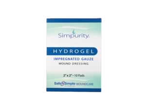 Safe n' Simple Hydrogel Gauze 2" x 2", Box of 10 - SNS58802